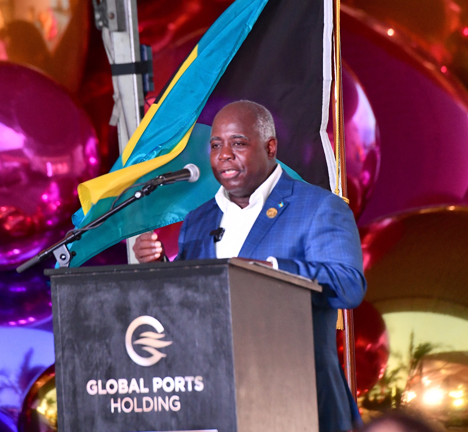 Prime Minister Philip Brave Davis Celebrates Opening Of New Cruise